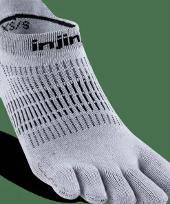 Outlet Injinji Women's Run Lightweight No-Show Grey Gray