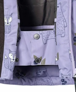 Isbjörn of Sweden Kids' Harry & Friends Winter Jacket Lavender