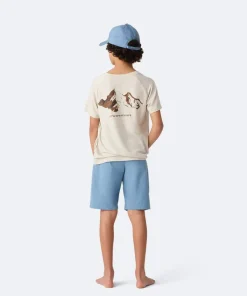 Isbjörn of Sweden Teens’ Fox All Mountain Shorts Lagoon