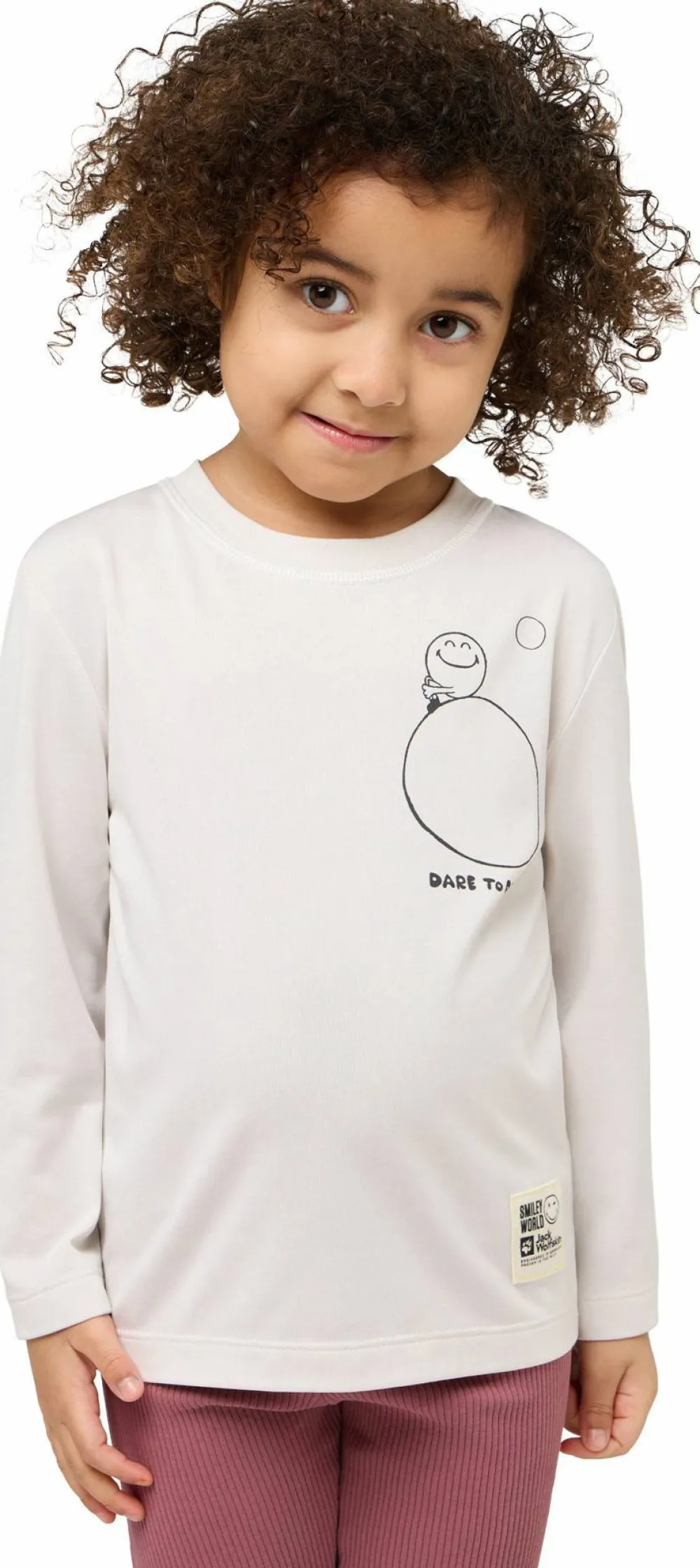 New Jack Wolfskin Kids' Smileyworld Longsleeve Bone