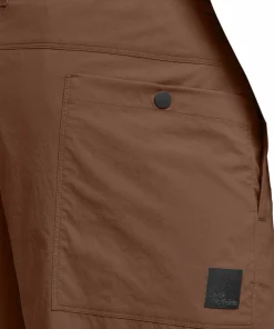 Clearance Jack Wolfskin Men's Desert Shorts Dark Rust
