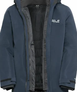 Discount Jack Wolfskin Men's Flowline 3in1 Jacket Midnight Sky