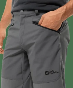 Outlet Jack Wolfskin Men's Hiking Alpine Shorts Slate