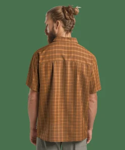 Jack Wolfskin Men's Meseta Shirt Check Autumn Leaves