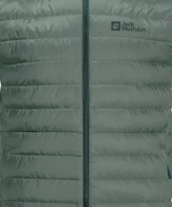 New Jack Wolfskin Men's Pilvi Down Vest Hedge Green