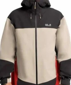 Discount Jack Wolfskin Men's Rockpaw 3L Jacket Oyster