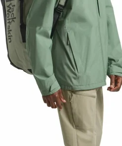 Online Jack Wolfskin Men's Tempest 2L Jacket Eucalyptus