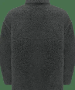 Hot Jack Wolfskin Teens' Halfzip Fleece Granite Black