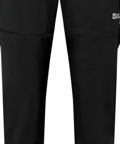 Sale Jack Wolfskin Women's Hikeout Zip Off Pants Black