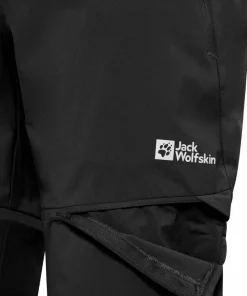 Sale Jack Wolfskin Women's Hikeout Zip Off Pants Black