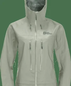 Sale Jack Wolfskin Women's Kammweg 3-Layer Jacket Mint Leaf