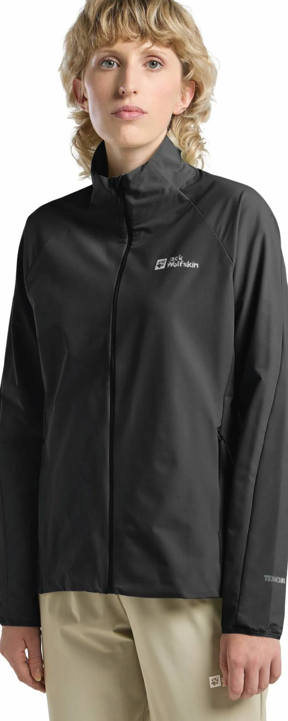 New Jack Wolfskin Women's Prelight Stride Jacket Black