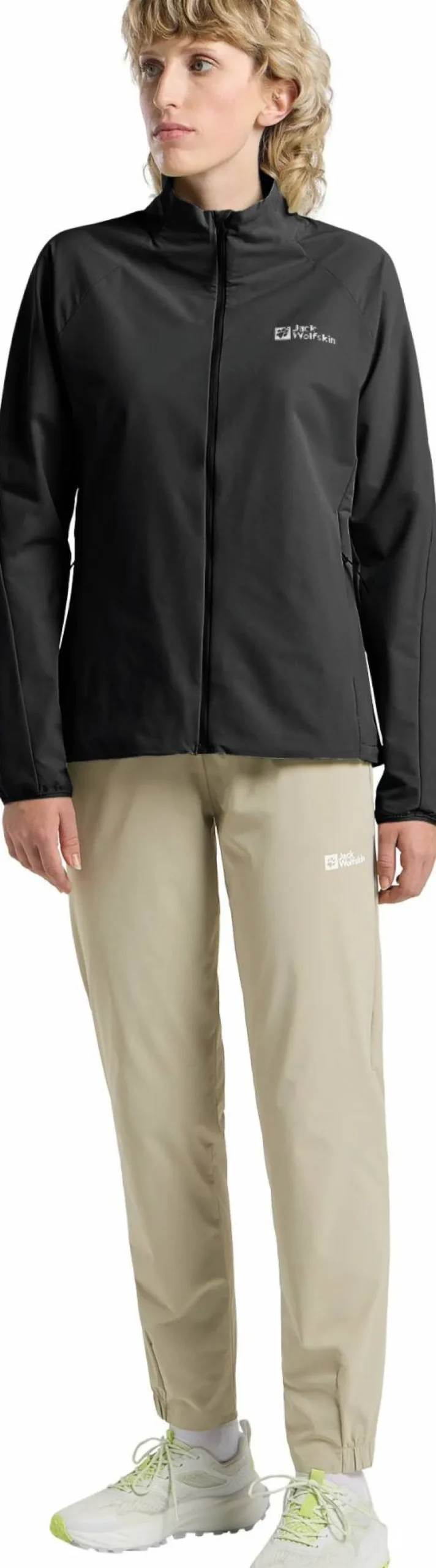 New Jack Wolfskin Women's Prelight Stride Jacket Black