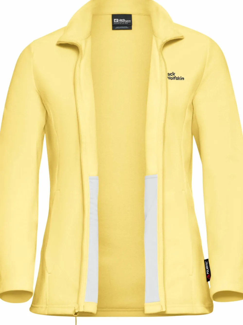 Outlet Jack Wolfskin Women's Taunus Full Zip Lemon Ice