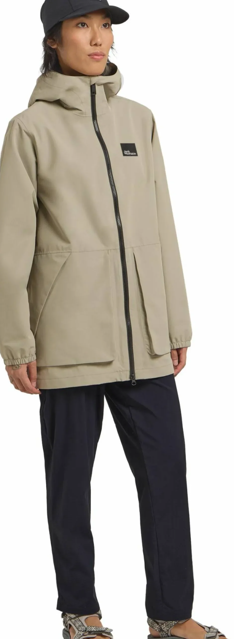 Discount Jack Wolfskin Women's Terraview 2L Parka Stone