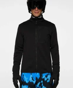 Clearance J.Lindeberg Men's Wayne Polartec Mid Layer Black
