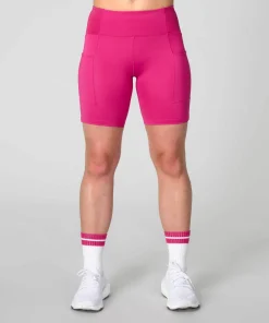 Online Johaug Women's Impact Tights 7,5 Inch Berry Pink