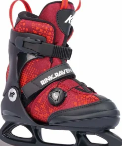 Best K2 Sports Kids' Rink Raven Ice BOA Black/Red
