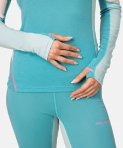 Online Kari Traa Women's Alma Half Zip Blue Lagoon
