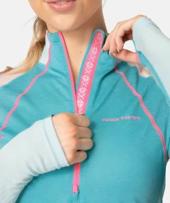 Online Kari Traa Women's Alma Half Zip Blue Lagoon