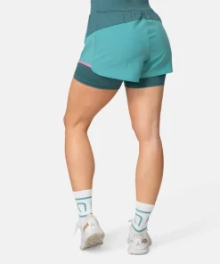Discount Kari Traa Women's Mija Training Shorts Blue Lagoon