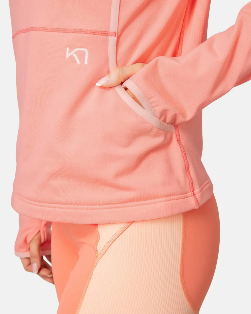 Clearance Kari Traa Women's Mika Fleece Peach Bloom