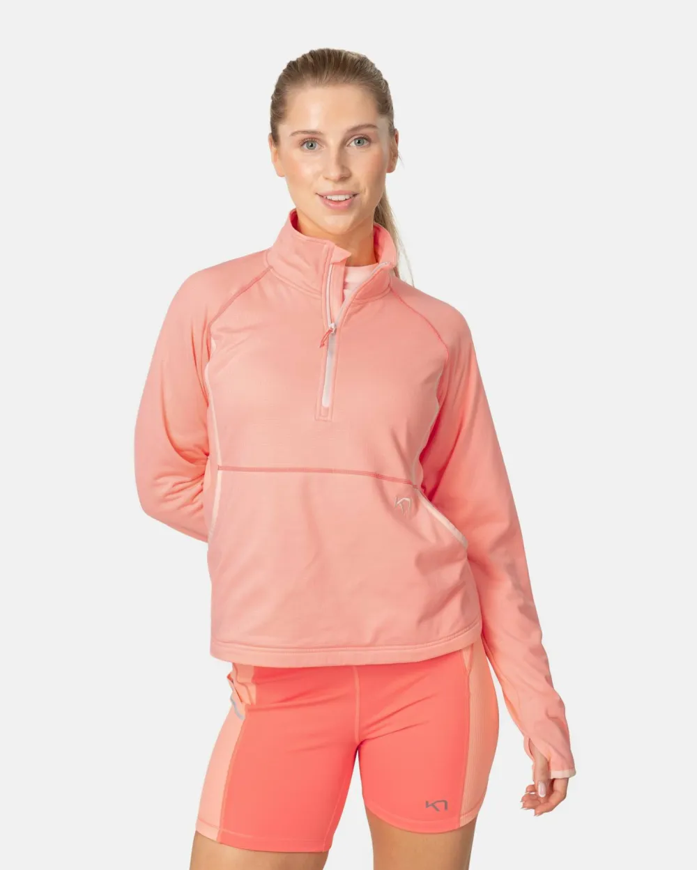 Clearance Kari Traa Women's Mika Fleece Peach Bloom