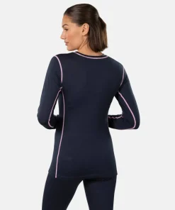 Outlet Kari Traa Women's Mina Long Sleeve Dark Navy Blue
