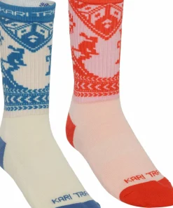 New Kari Traa Women's Puffin Sock 2-pack Strong Red