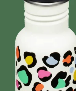 Hot Klean Kanteen Kids' Classic Narrow 355ml (W/Flip Seal Sport) Leopard Print