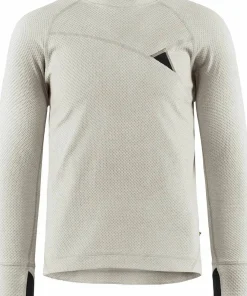 Sale Klättermusen Men's Huge Crew White Clay