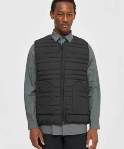 New Knowledge Cotton Apparel Men's Go Anywear™ Quilted Padded Zip Vest Black Jet