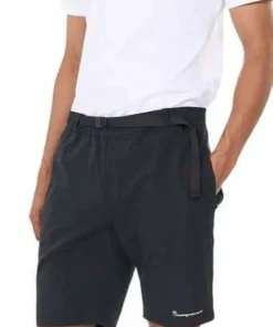 Outlet Knowledge Cotton Apparel Men's Stretch Trekking Shorts Black Jet