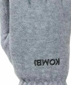 New Kombi Men's Windguardian Fleece Gloves HEATHER GREY