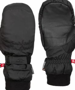 Hot Kombi Women's Spooky WaterGuard Mittens (2022) BLACK LUREX