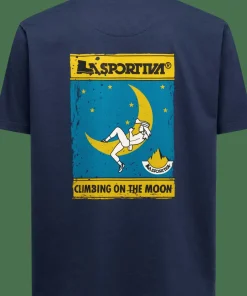 Discount La Sportiva Men's Moon Climb T-Shirt Night Sky/Chalk