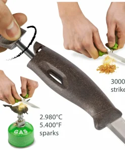 Best Light My Fire Swedish Fireknife Bio 2in1 Sage Green Sagegreen
