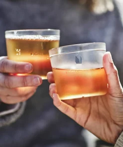 Light My Fire Tumbler with snap lid short 4-pack Transparent