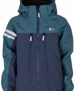 Lindberg Kids' Lingbo Jacket Turquoise/Navy