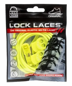 Lock Laces No Tie Shoelaces Neon Yellow