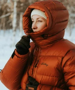 Outlet Lundhags Women's Abisku Adventure Down Parka Almond