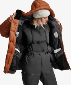 Outlet Lundhags Women's Abisku Adventure Down Parka Almond