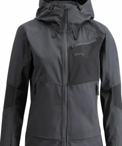 Discount Lundhags Women's Tived Stretch Hybrid Jacket Granite/Charcoal