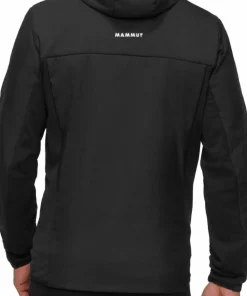 New Mammut Men's Rime Air In Hybrid Hooded Jacket Black