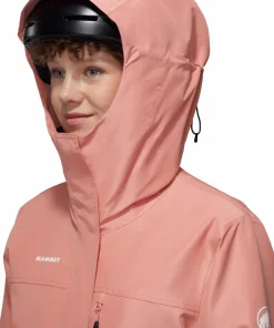 New Mammut Women's Fall Line Hs Thermo Hooded Jacket Quartz Dust