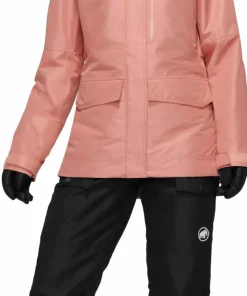 New Mammut Women's Fall Line Hs Thermo Hooded Jacket Quartz Dust
