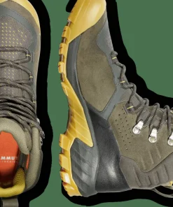 Best Mammut Women's Sapuen High GORE-TEX Dark Tin/Amber Green dark tin-amber green