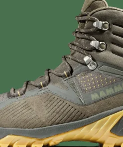 Best Mammut Women's Sapuen High GORE-TEX Dark Tin/Amber Green dark tin-amber green