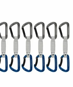 New Mammut Workhorse Keylock 12 Cm 6-Pack Quickdraws Straight Gate/Bent Gate Key Lock Straight Gate/Bent Gate Key Lock, grey-blue