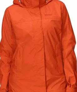New Marmot Women's Precip Eco Jacket Ginger Blossom